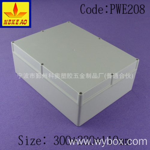 Custom enclosure ip65 waterproof enclosure plastic electrical junction box enclosure cast box PWE208 with size 300*230*110mm